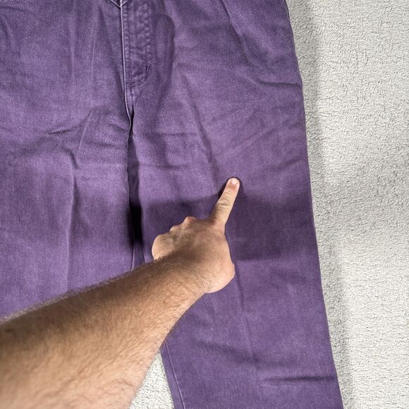 Vintage Rockies Rocky Mountain Jeans Western Bareback Purple Women Size 25WX35L - Picture 5 of 16